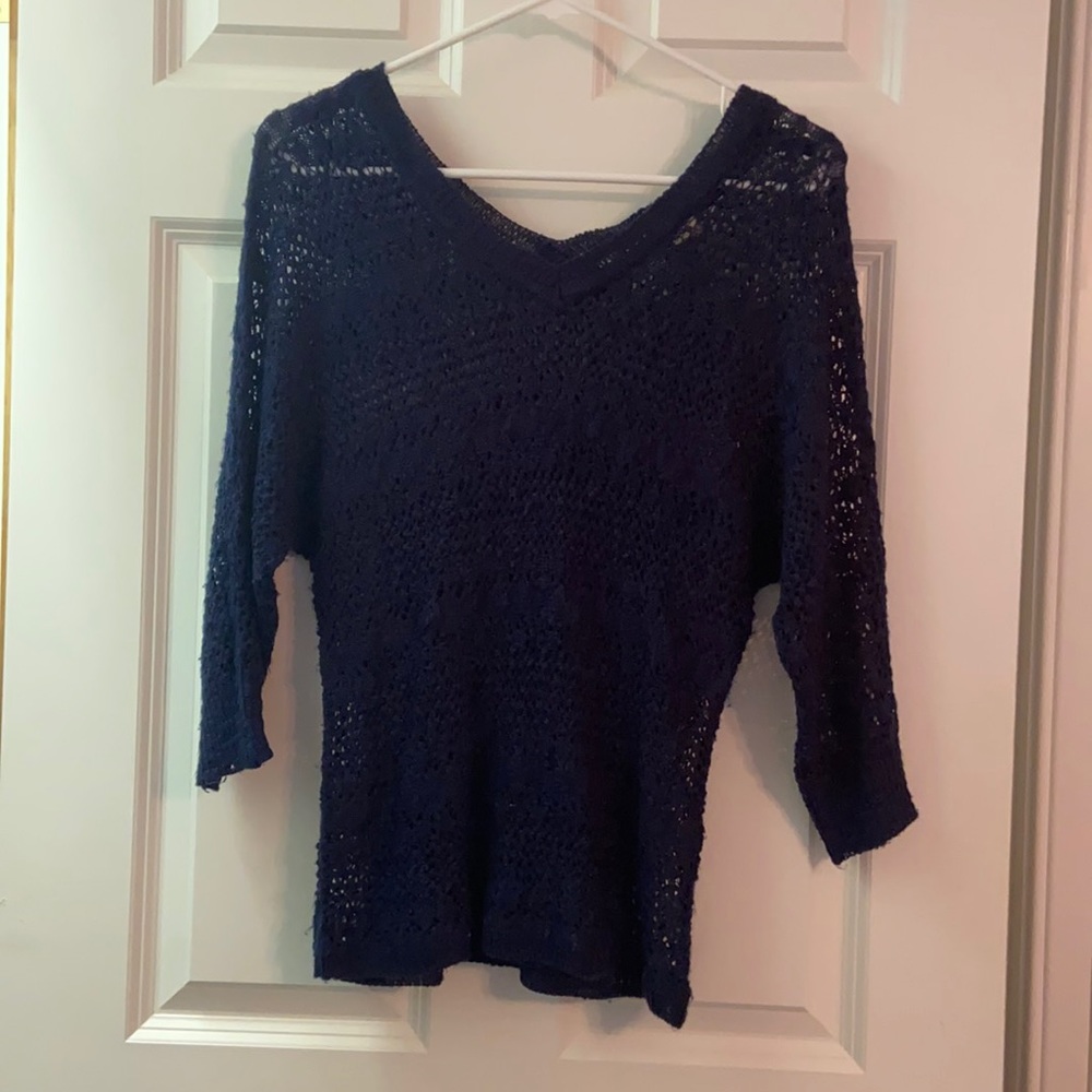 Navy sweater